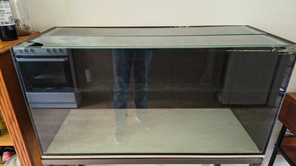 Aquarium leeg 100cm, Ophalen, Gebruikt, Leeg aquarium