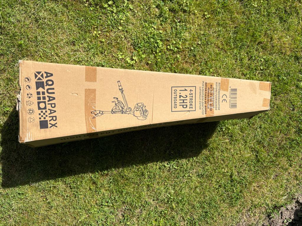 Aquaparx 1.2HP 4-takt buitenboordmotor, Ophalen, Nieuw