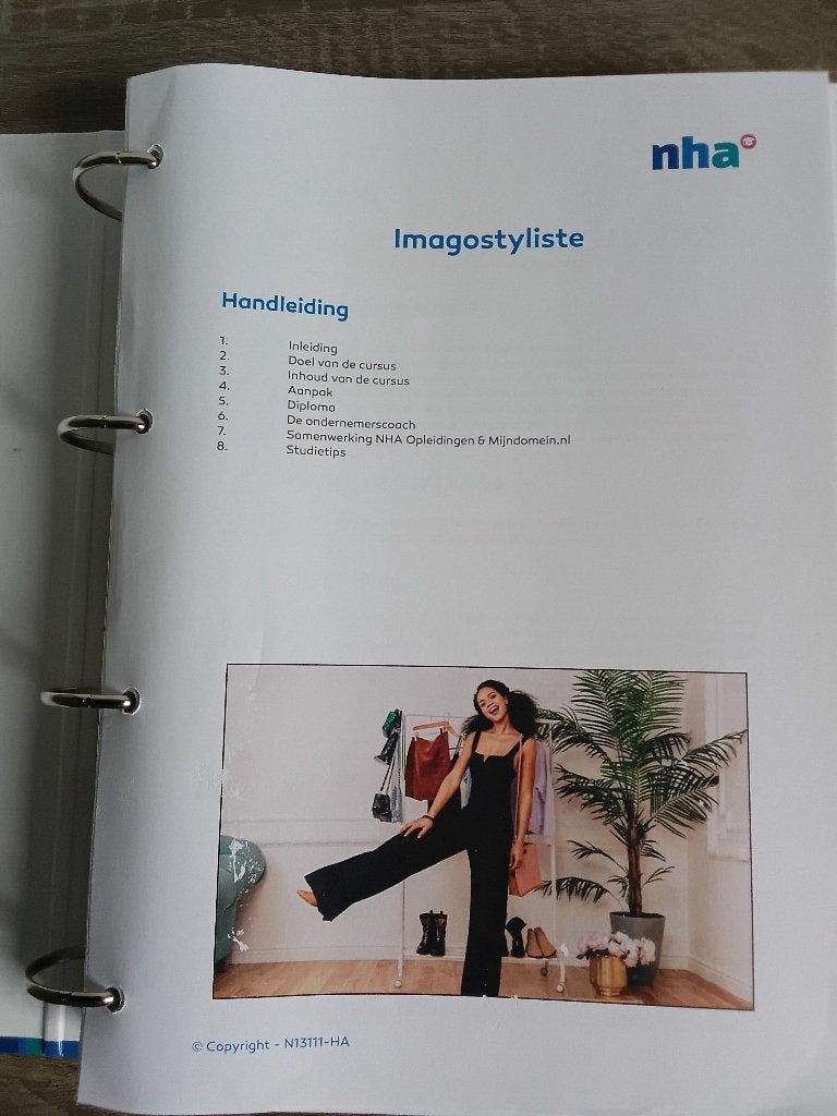 NHA cursus Imagostylist, Ophalen of Verzenden, Alpha, Zo goed als nieuw