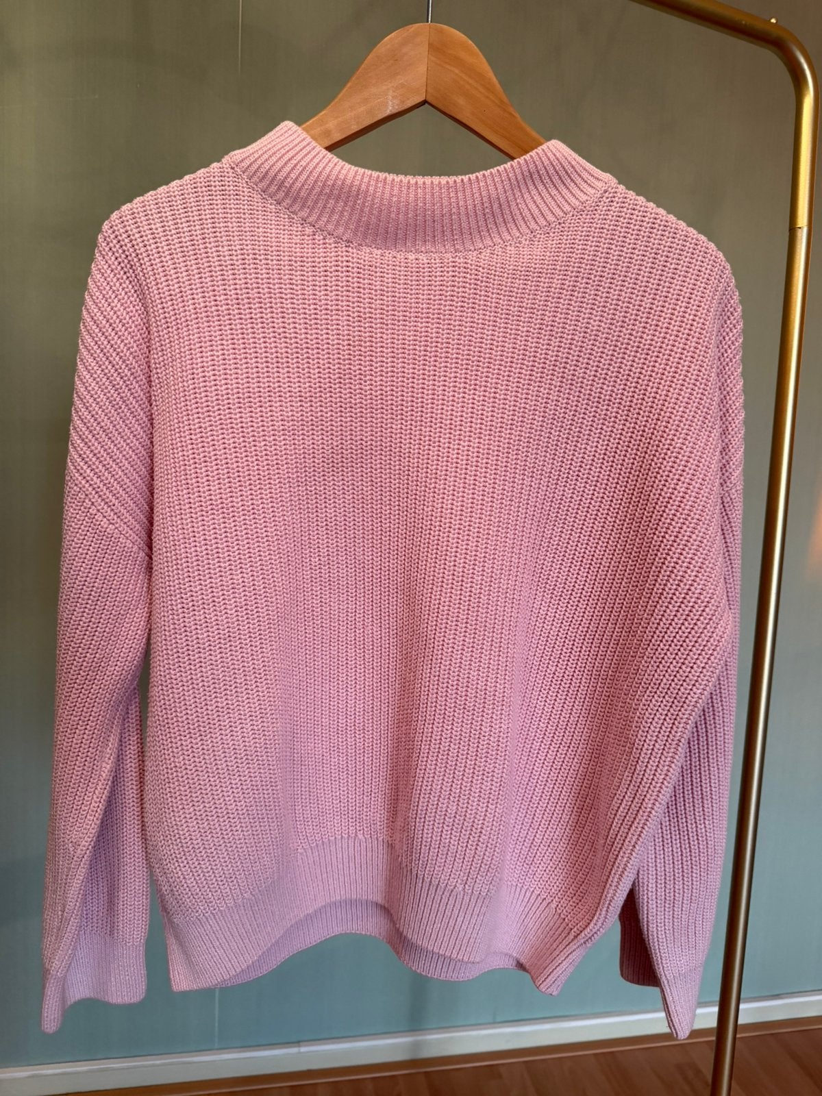 HEMA roze gebreide trui – maat 134/140, Verzenden, Zo goed als nieuw, Maat 34 (XS) of kleiner, Roze