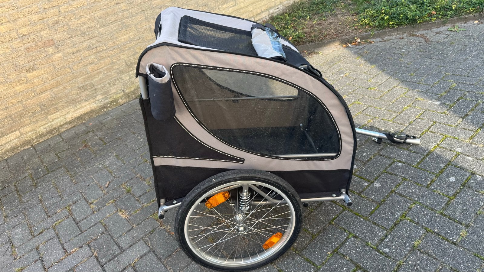 Karlie Doggy Liner de Luxe Hondenfietskar 90x90cm, Fietsen en Brommers, Ophalen, Gebruikt, Opvouwbaar, 20 tot 40 kg