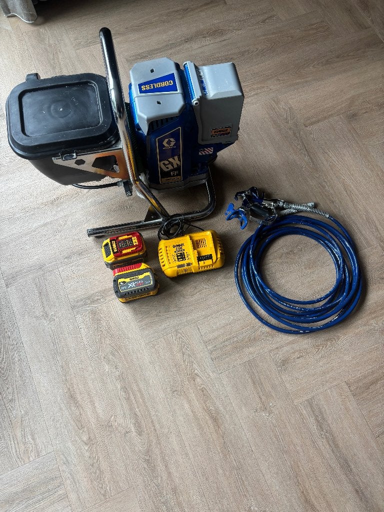 Graco GX FF Cordless Airless Verfspuit (Accu)
