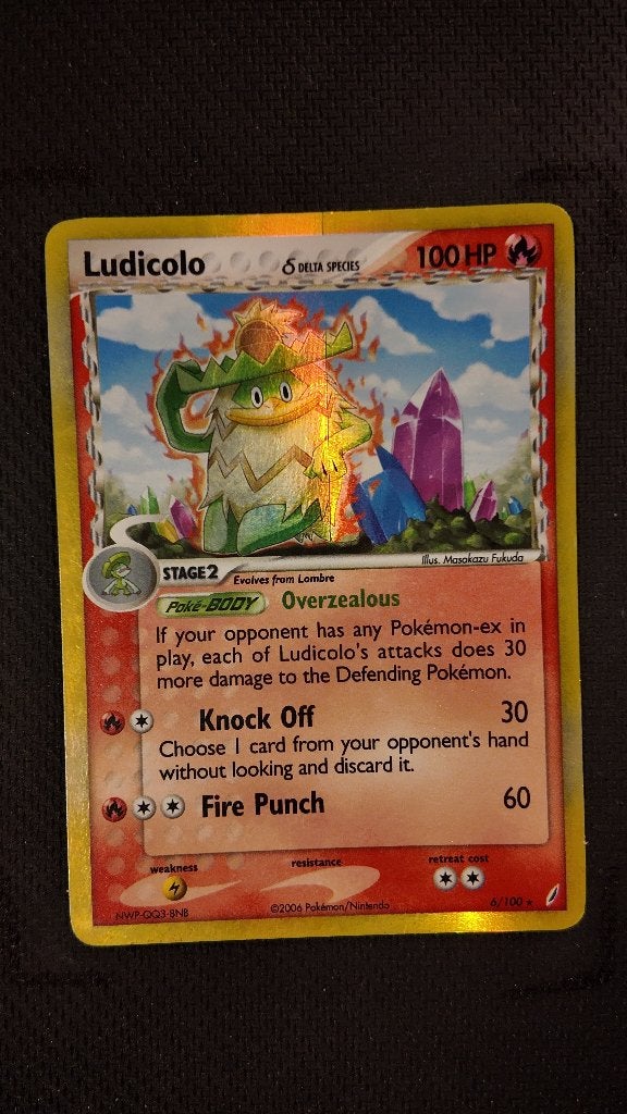 Ludicolo δ 2 6 Crystal Guardians | Pokemon kaart, Ophalen, Zo goed als nieuw, Losse kaart, Foil