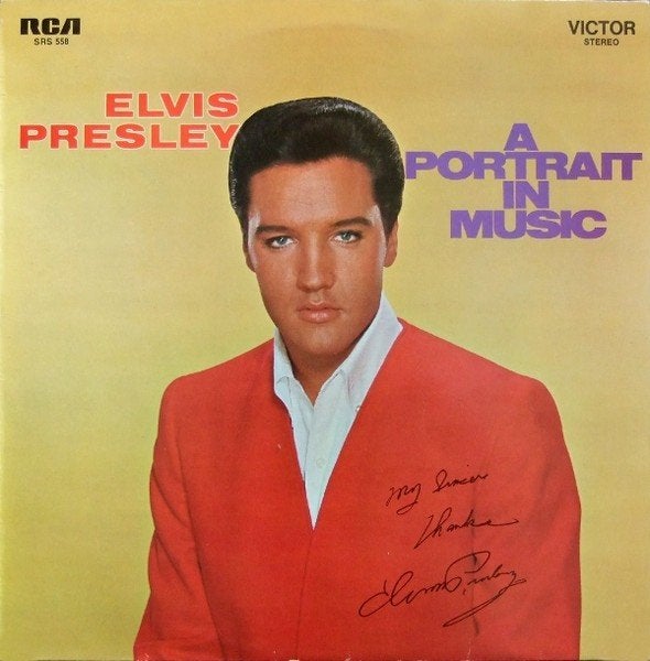 LP - Elvis Presley ‎– A Portrait In Music, Cd's en Dvd's, Vinyl | Rock, LP, Gebruikt, Ophalen of Verzenden, Poprock