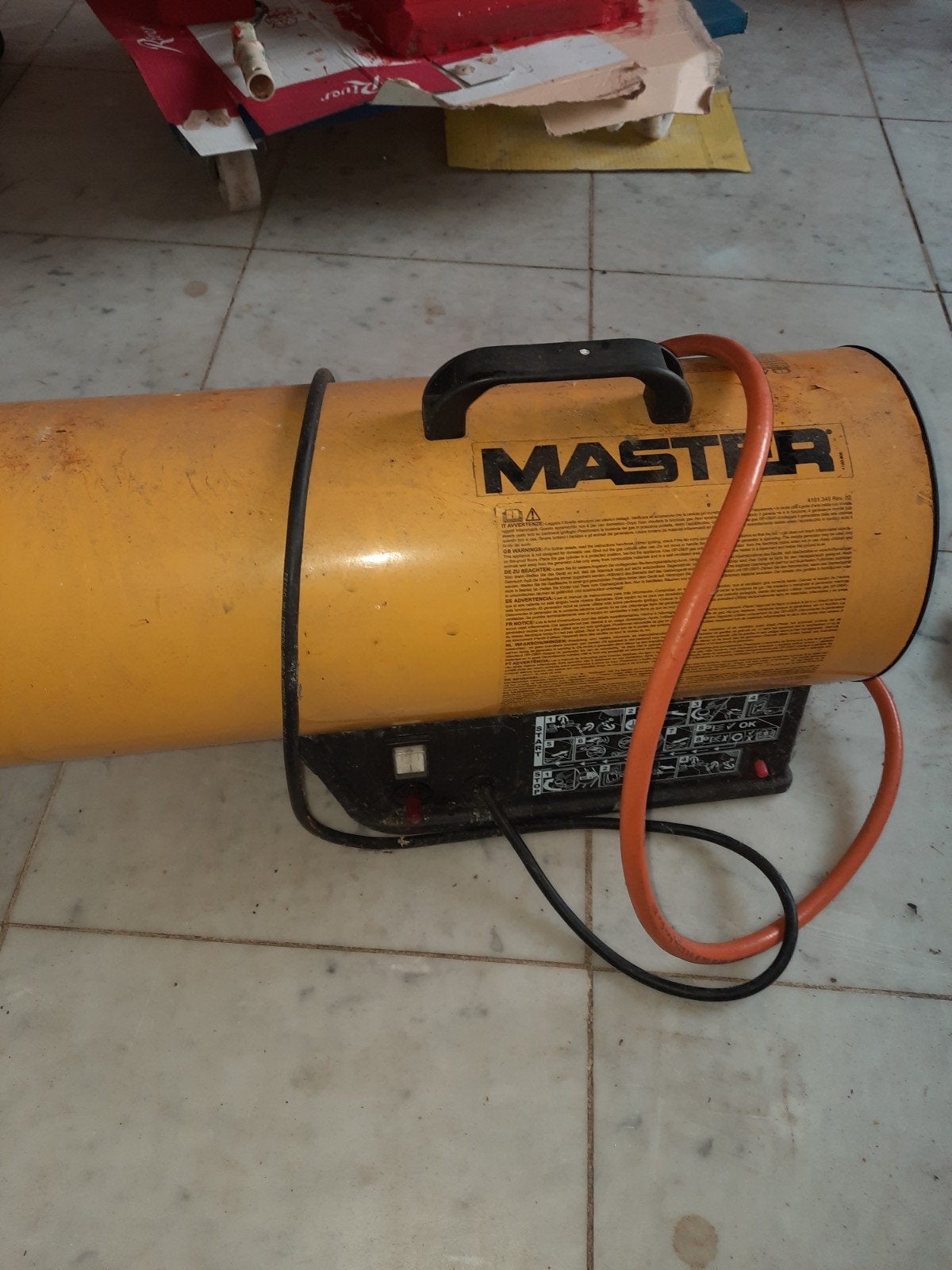 werkplaats heater 33kw, Doe-het-zelf en Verbouw, Verwarming en Radiatoren, 30 tot 80 cm, Gebruikt, Kachel, Minder dan 60 cm