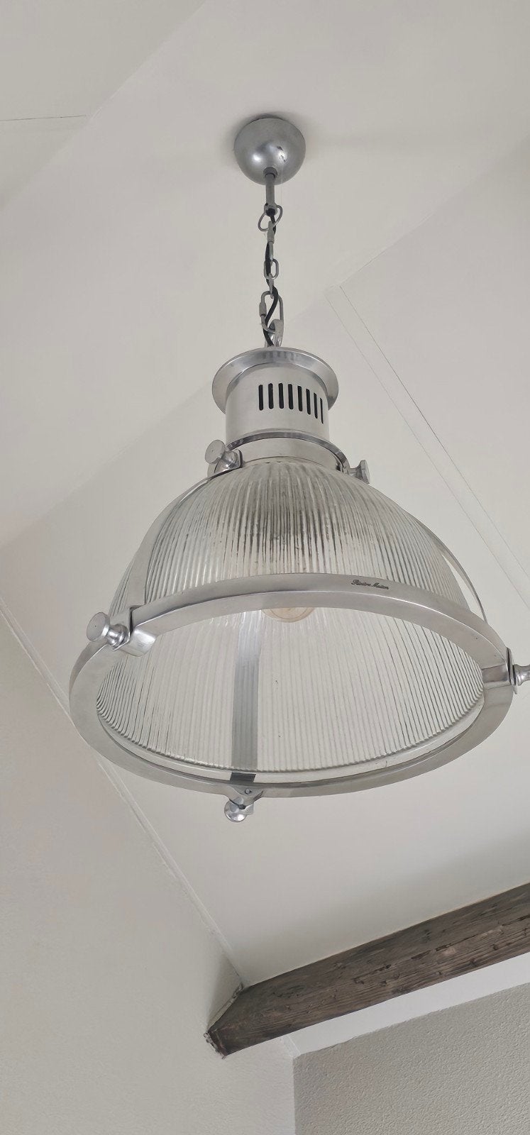 Riviera Maison Brixton Factory Hanglamp - Industrieel Design, Ophalen, Zo goed als nieuw, Minder dan 50 cm