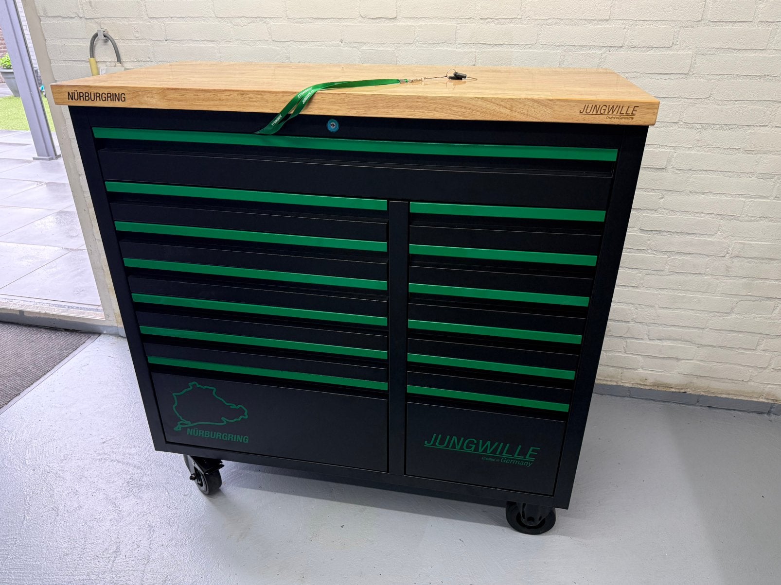 Jungwille gereedschapswagen volledig gevuld met gereedschap., Ophalen, Gevuld, Nieuw