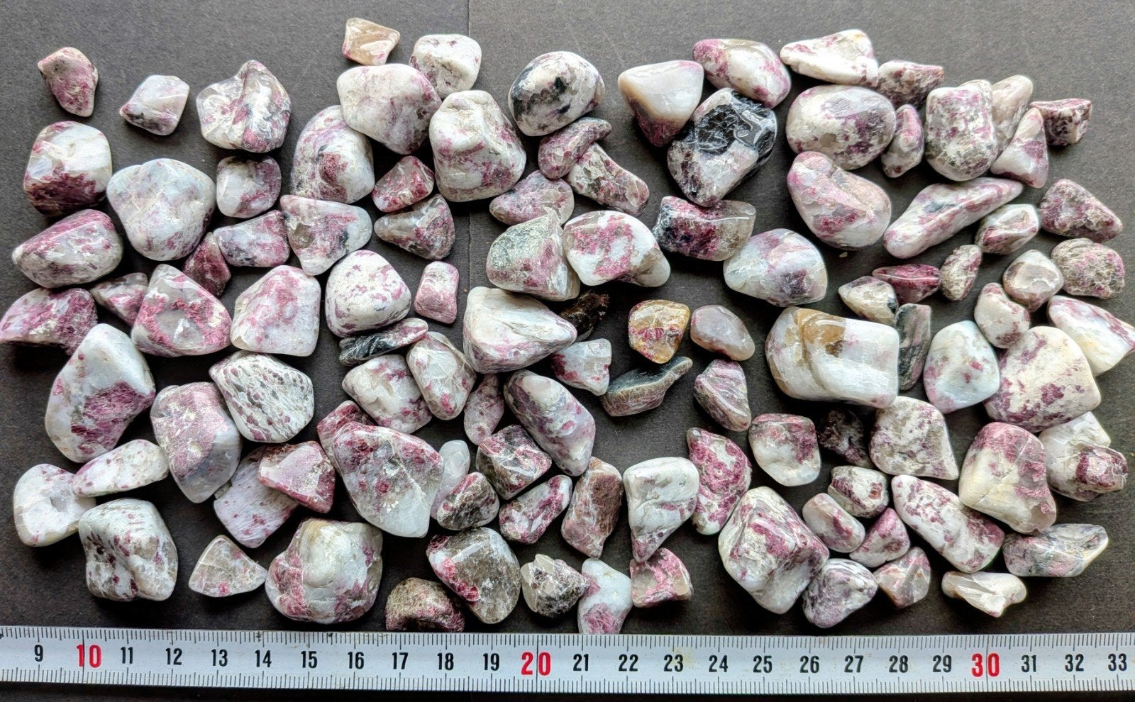 Toermalijn trommelstenen madagascar, Ophalen of Verzenden, Zo goed als nieuw