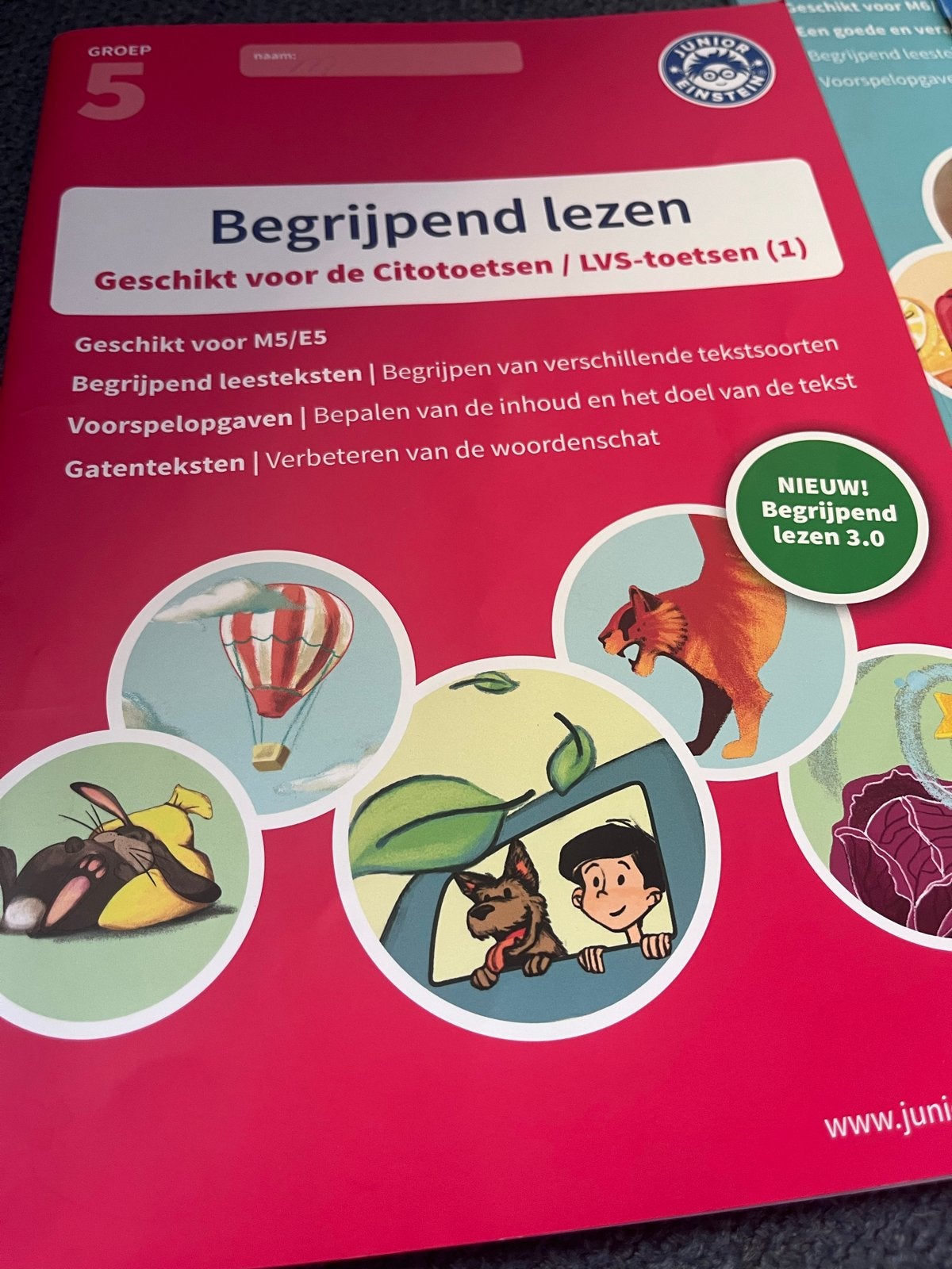 Begrijpend lezen 3.0 - Groep 5 (M5/E5) - Junior Einstein, Ophalen, Zo goed als nieuw, Overige niveaus, Nederlands