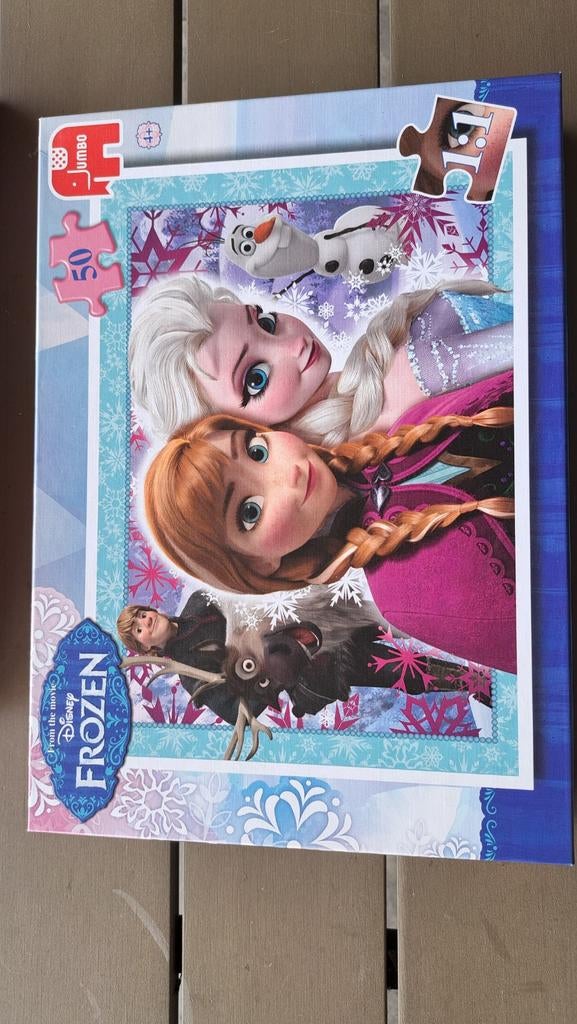 Frozen puzzel 50st, Ophalen of Verzenden, 10 tot 50 stukjes, 4 tot 6 jaar