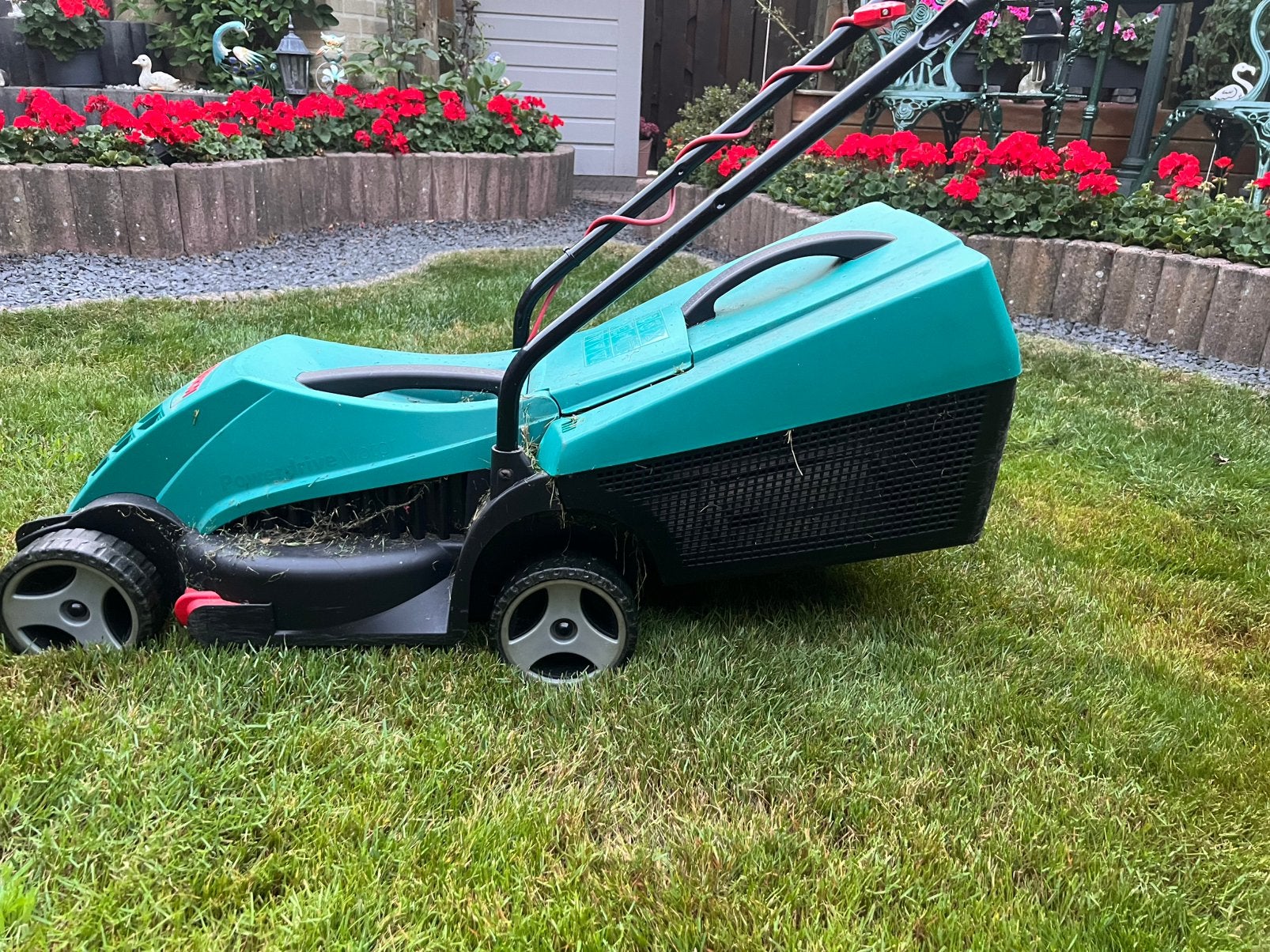 Bosch ARM 32 grasmaaier, Tuin en Terras, Grasmaaiers, Ophalen, Cirkelmaaier, Gebruikt, Elektrische grasmaaier