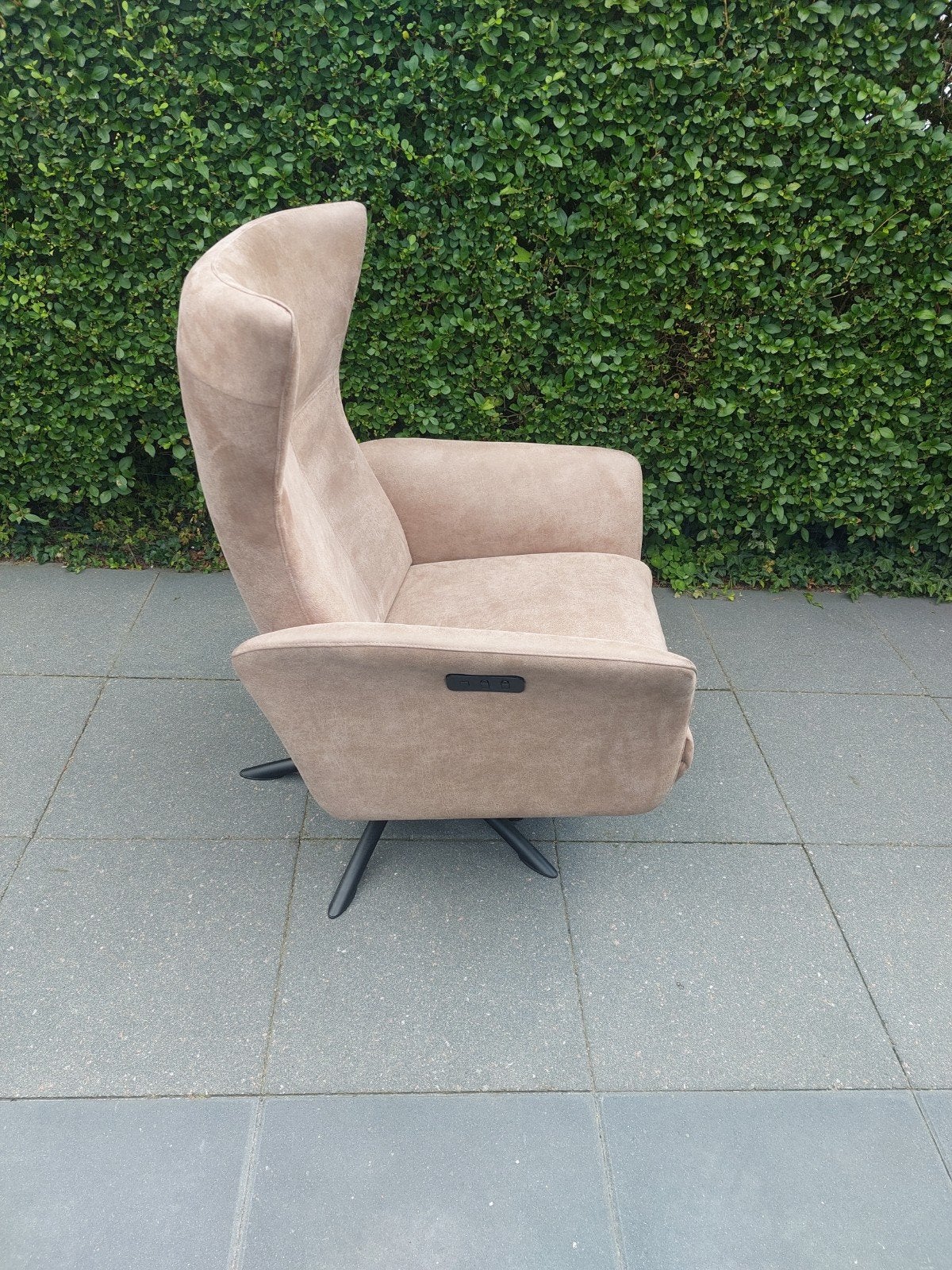Elektrische fauteuil, Ophalen, 75 tot 100 cm, Zo goed als nieuw, Stof
