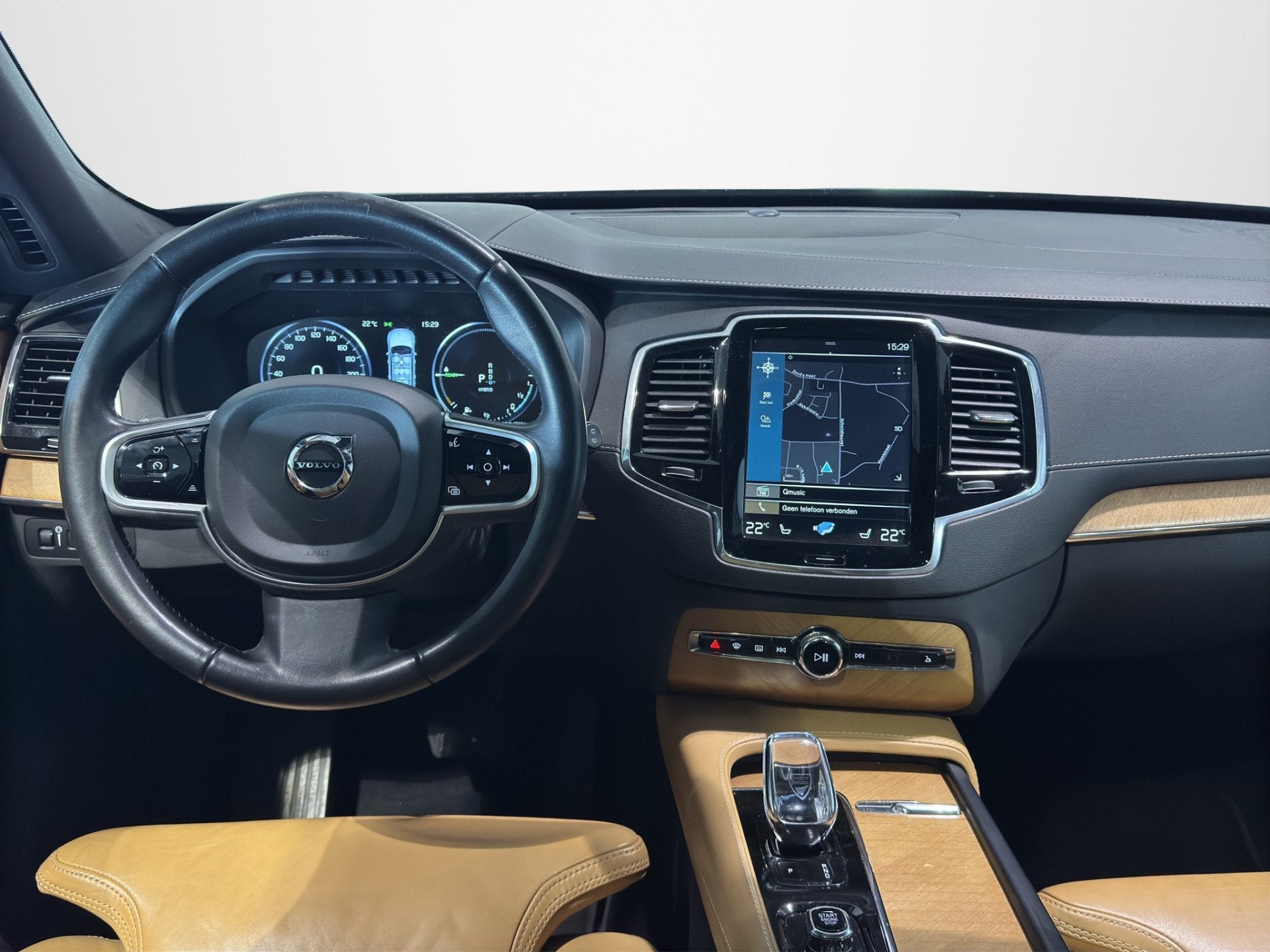 Volvo XC90 T8 Aut Inscription ACC Luchtvering Panoramadak Le, Gebruikt, Euro 6, 4 cilinders, 7 stoelen