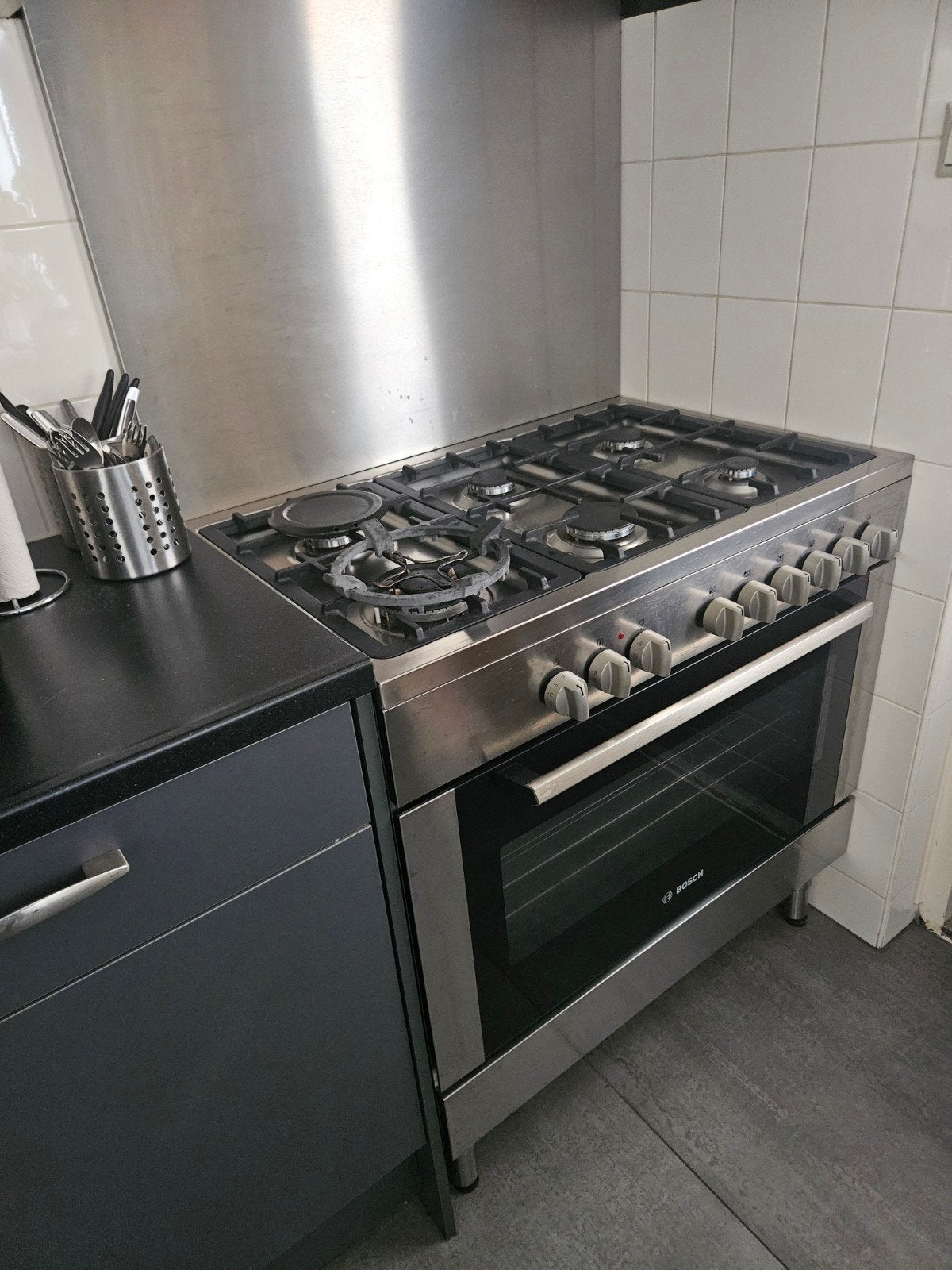 Gasfornuis 90 cm, 60 cm of meer, Ophalen of Verzenden, Gas, Vrijstaand