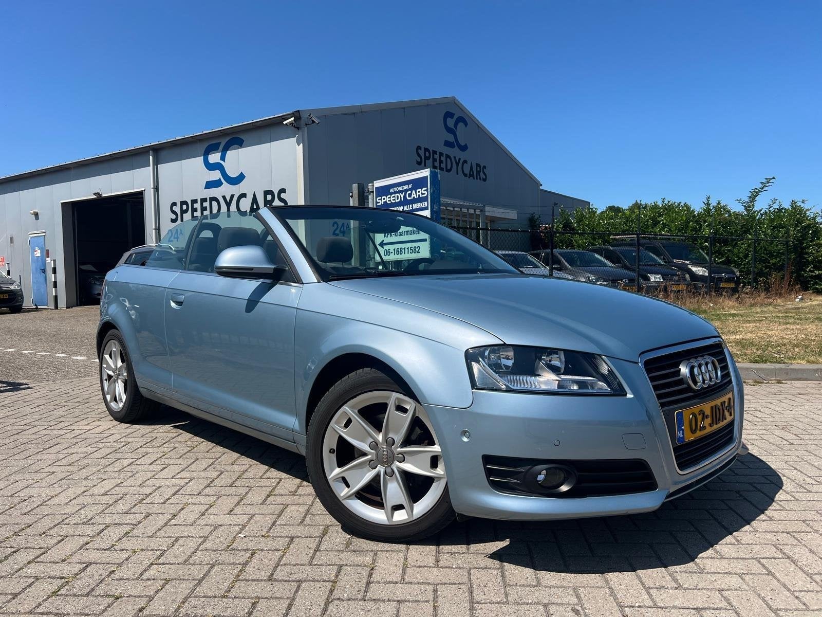 Audi A3 Cabriolet 1.8 TFSI Ambition Pro Line Automaat Cabrio, Euro 5, Stof, Gebruikt, Zwart