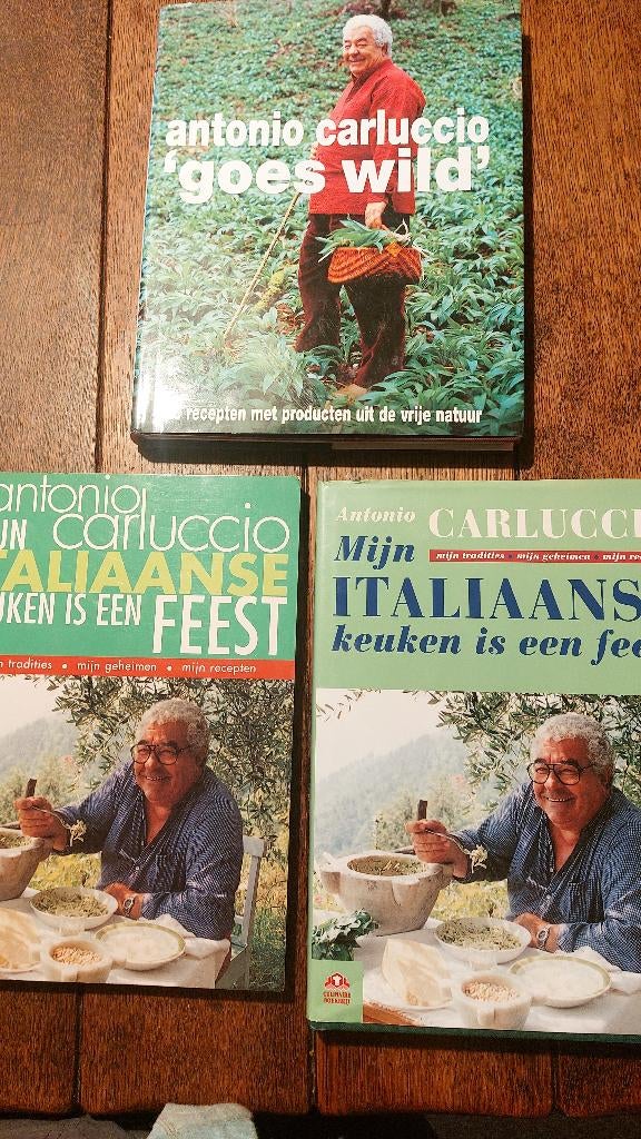 ANTONIO CARLUCCIO: 'goes wild' +  it. keuken is een feest, Ophalen of Verzenden, Zo goed als nieuw, Italië