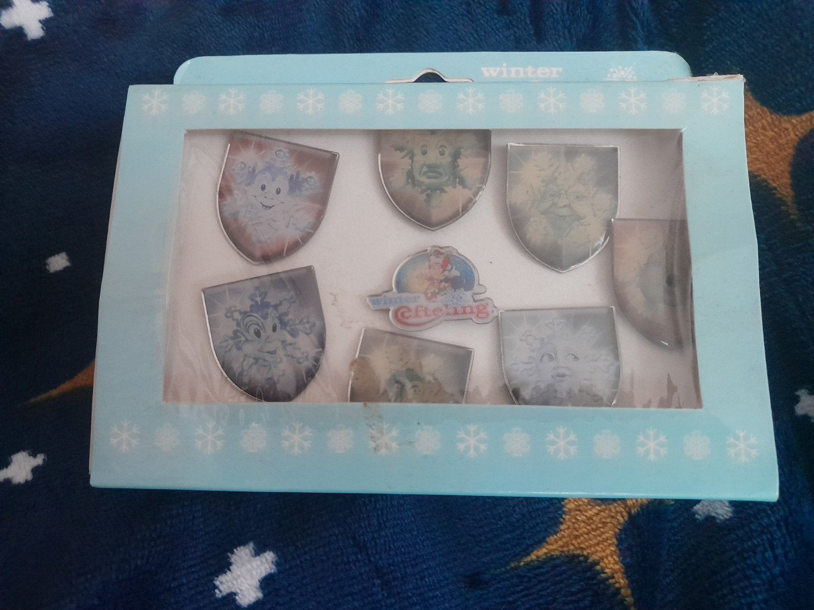 Efteling winter pins set, Ophalen of Verzenden, Zo goed als nieuw, Button of Speldje