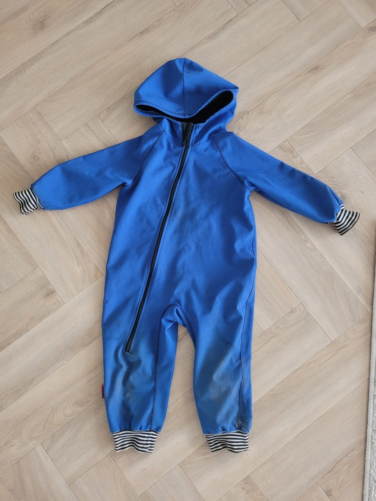 Blauw softshell Ielm pak met sterren, Ophalen of Verzenden, Gebruikt, Onbekend, Jongen of Meisje
