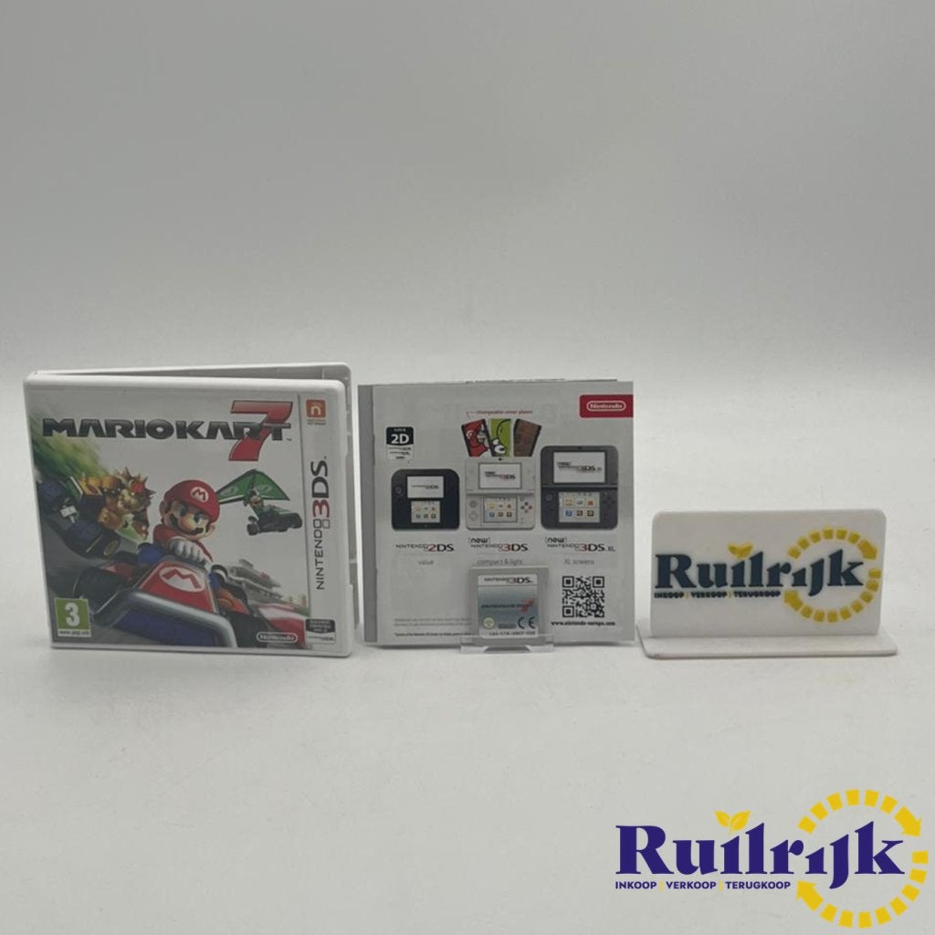 Mariokart 7 - Nintendo 3DS Game, Nintendo, Zo goed als nieuw, Support@nintendo.com, 11-1 Hokotate-cho, Kamitoba, Minami-ku
Kyoto 601-8501
Japan