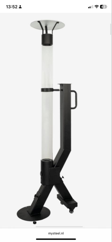 Pellet terraskachel - Rocket - Zo goed als nieuw, Tuin en Terras, Ophalen, Zo goed als nieuw, Vloer