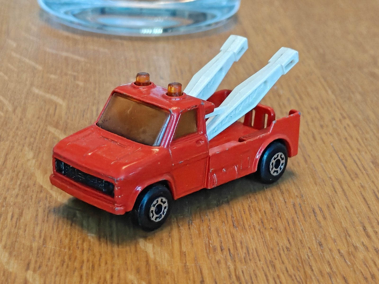 Matchbox Dodge Wreck Truck ROOD, Ophalen of Verzenden, Zo goed als nieuw, Bus of Vrachtwagen