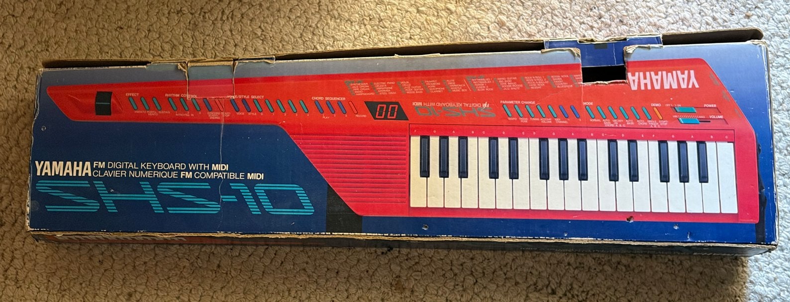 Yamaha SHS-10 Keytar - Vintage FM Digitaal Keyboard met MIDI, Ophalen, Gebruikt, Overige aantallen, Midi-aansluiting