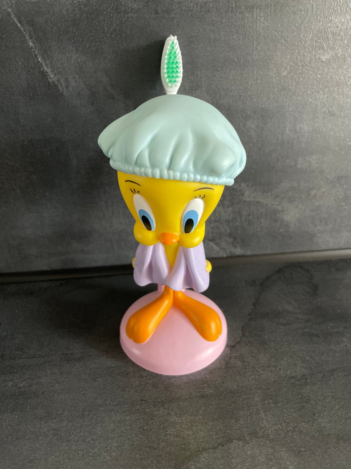 Vintage Tweety Bird tandenborstelhouder Warner Bros 1995, Ophalen of Verzenden, Zo goed als nieuw