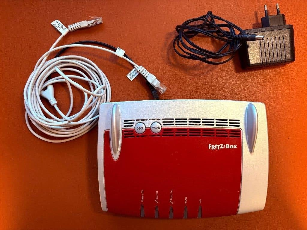 FRITZ!Box WLAN 7390 Router met Modem, Computers en Software, Ophalen of Verzenden, Gebruikt, Router met modem, FRITZ!Box