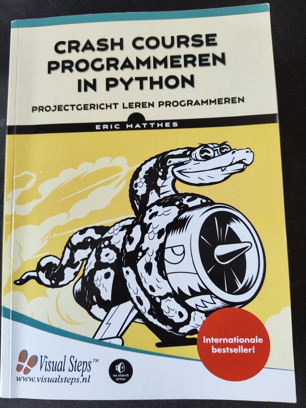 Crash Course Programmeren in Python - Eric Matthes, Ophalen of Verzenden, Zo goed als nieuw, Programmeertaal of Theorie, Eric Matthes