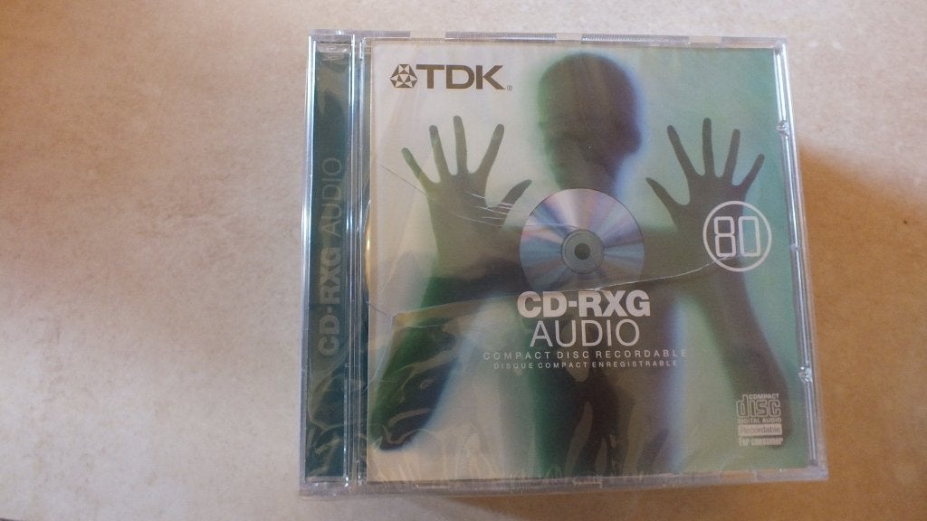 TDK CD-RXG Audio (80minuten) Speciaal voor Audio CD Recorder, Herschrijfbaar, Cd, Ophalen of Verzenden, Nieuw