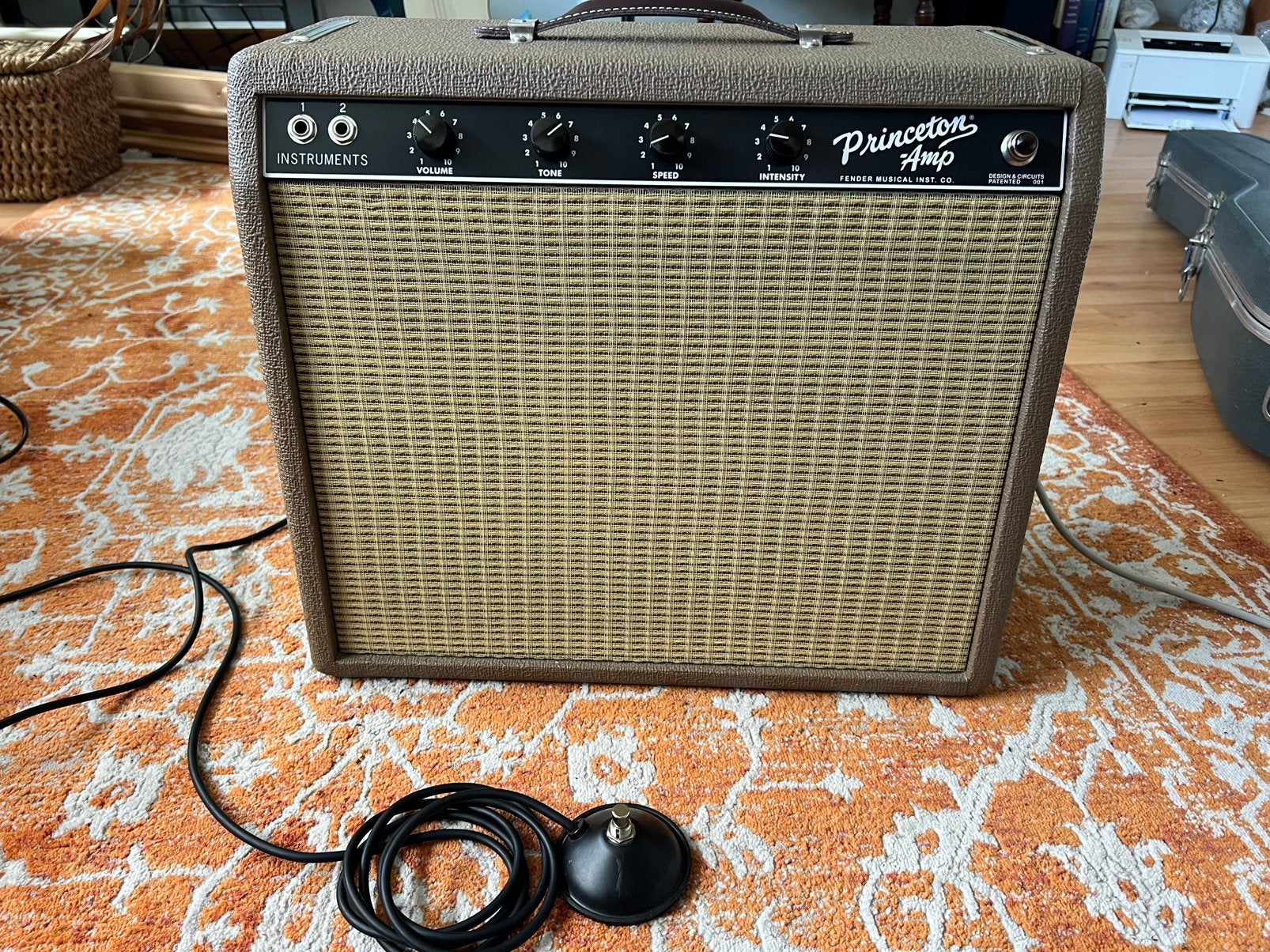 Fender Pinceton Chris Stapleton (handwired Brownface), Ophalen of Verzenden, Zo goed als nieuw, Minder dan 50 watt