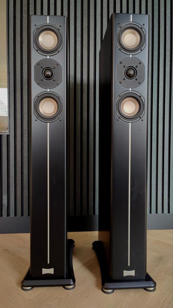 ASW Cantius 404 Vloerstaande Speakers - Zo goed als nieuw, Zo goed als nieuw, 120 watt of meer, Front, Rear of Stereo speakers
