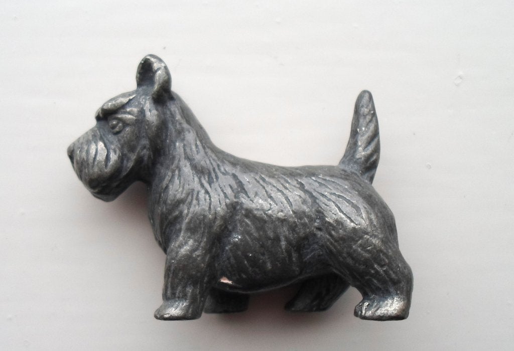 Tinnen Scottie Dog., Ophalen of Verzenden, Zo goed als nieuw, Dier