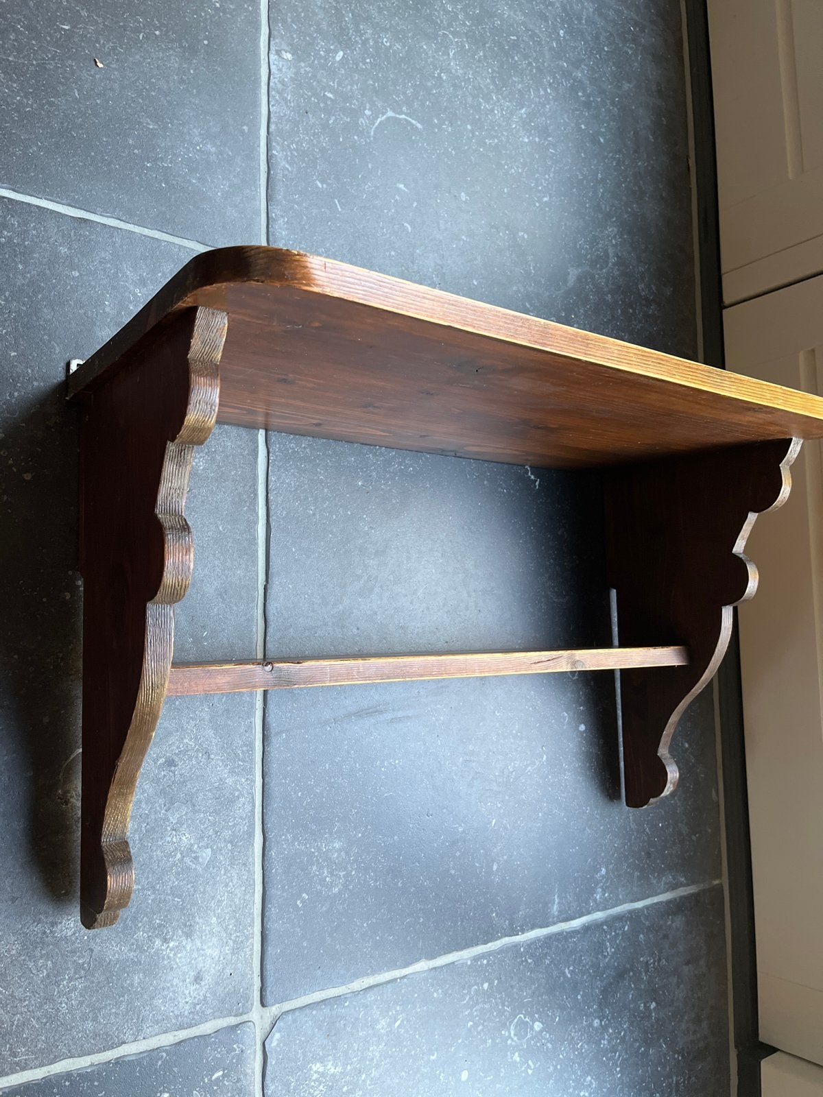 Decoratieve Houten Wandplank - Vintage Stijl, Huis en Inrichting, Ophalen, Gebruikt
