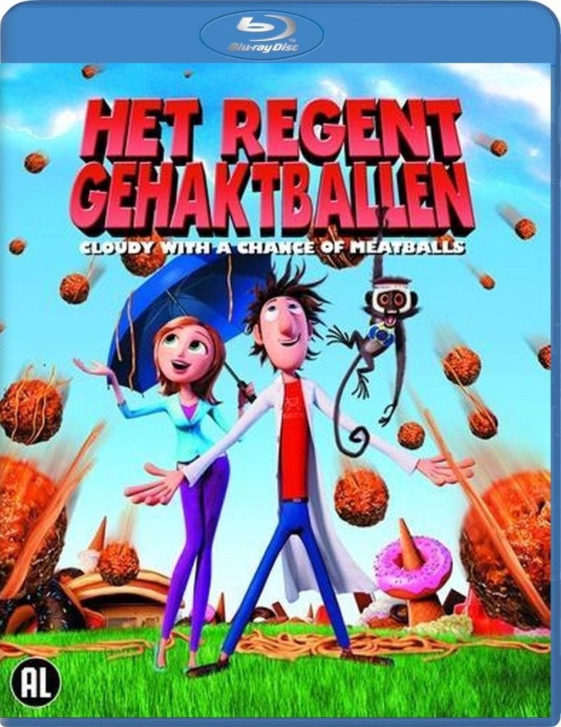 Het Regent Gehaktballen (Cloudy With A Chance Of Meatballs), Alle leeftijden, Verzenden, Nieuw in verpakking, Tekenfilms en Animatie