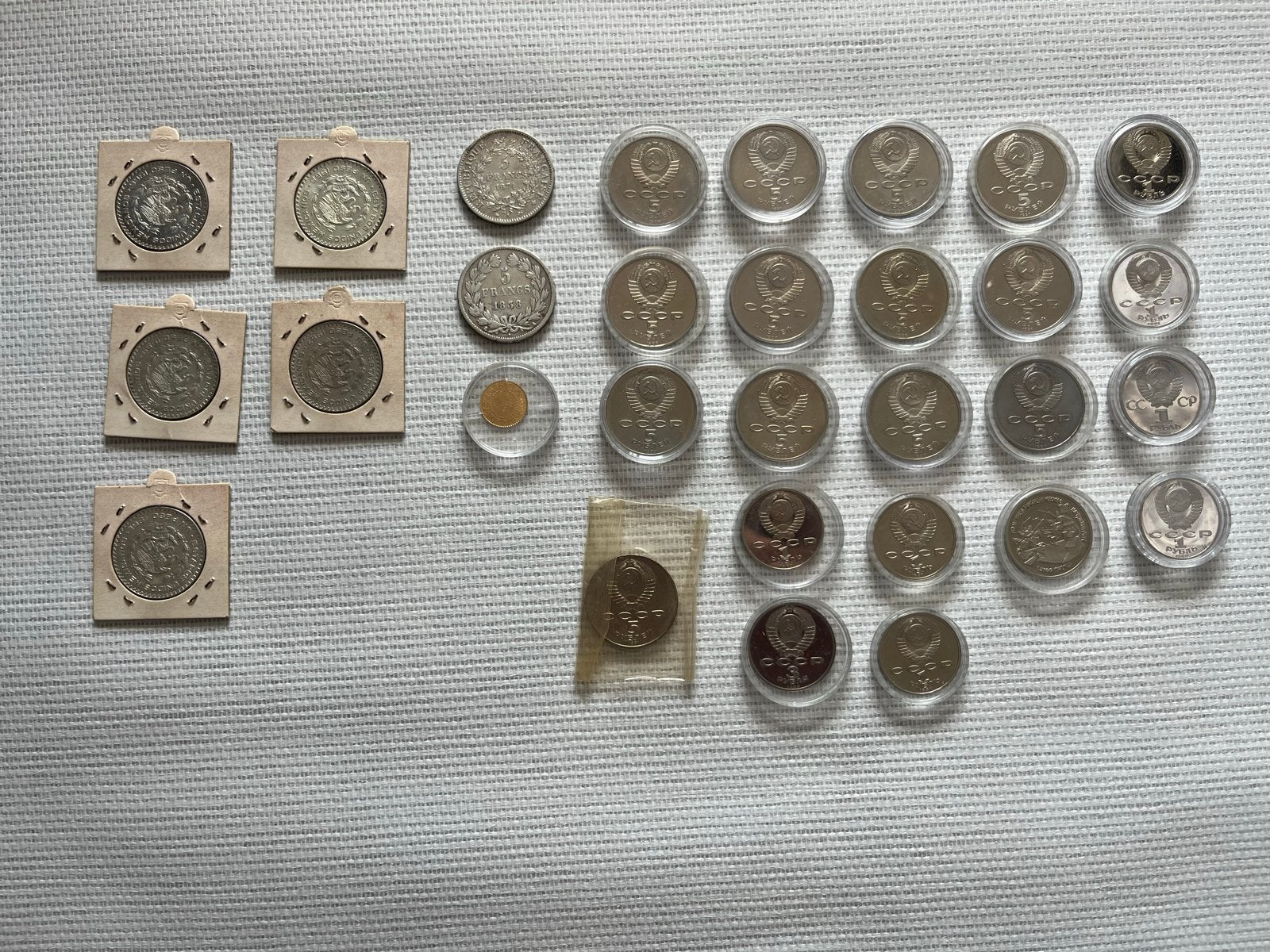 Zilveren en gouden munten lot, Ophalen of Verzenden, Overige typen