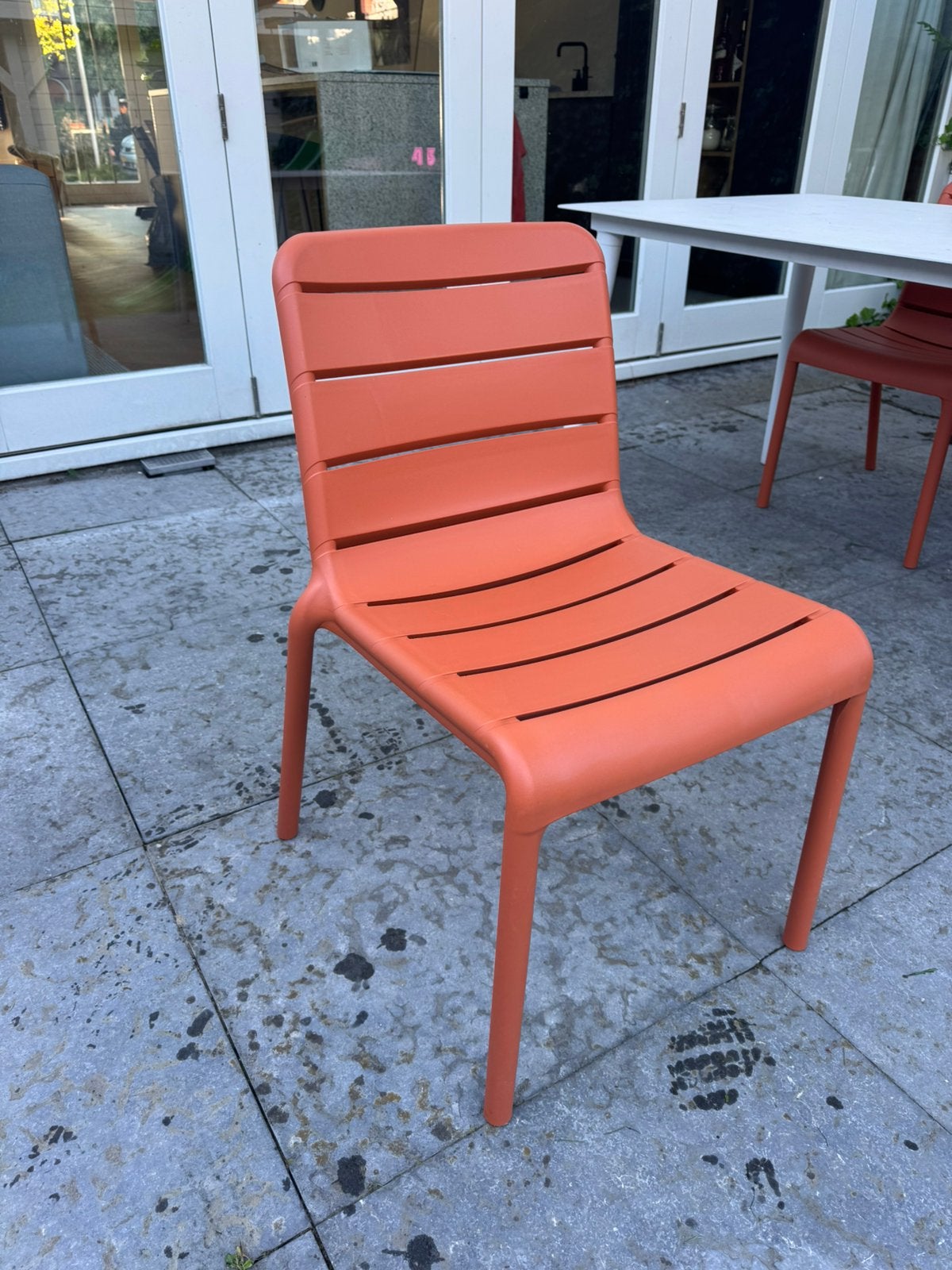 Tuinstoel Forza Furniture (Kees Smit) terra / oranje, Ophalen, Zo goed als nieuw, Aluminium