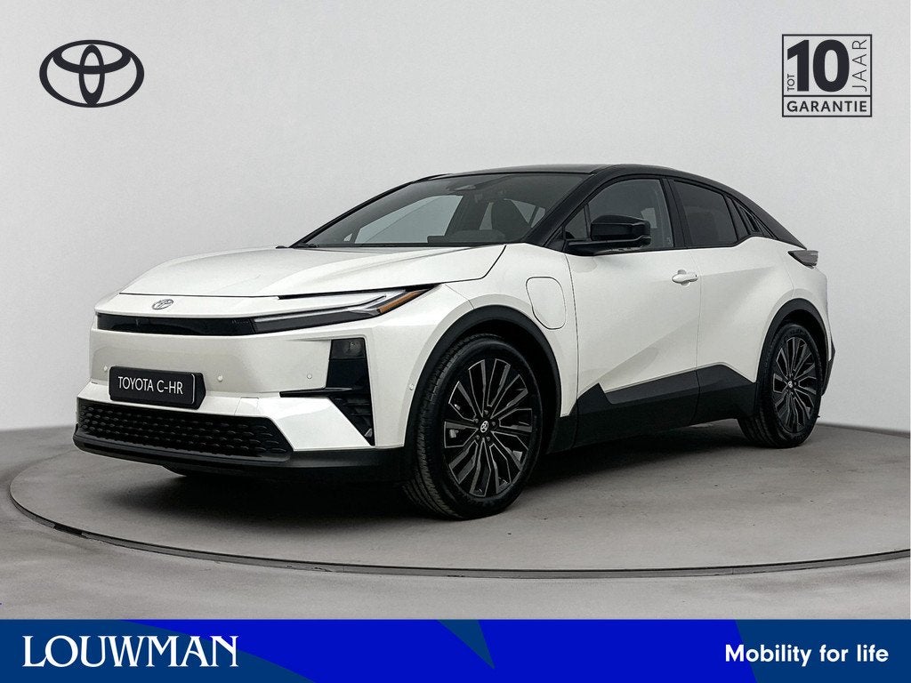 Toyota C-HR+ Executive AWD 77 kWh | Apple Carplay & Android, Auto's, Toyota, Automaat, 12 maanden, Stof, Wit