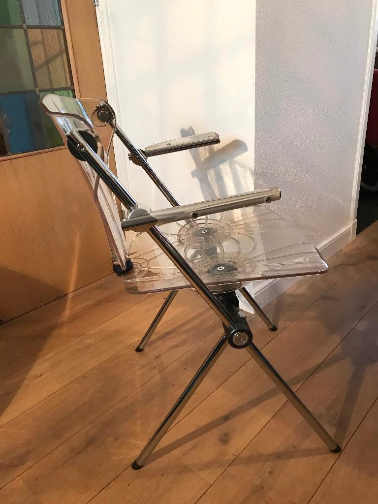 IZGS Sitland Sit & Move transparant kunststof design stoel, Huis en Inrichting, Stoelen, Kunststof, Overige kleuren, Ophalen of Verzenden
