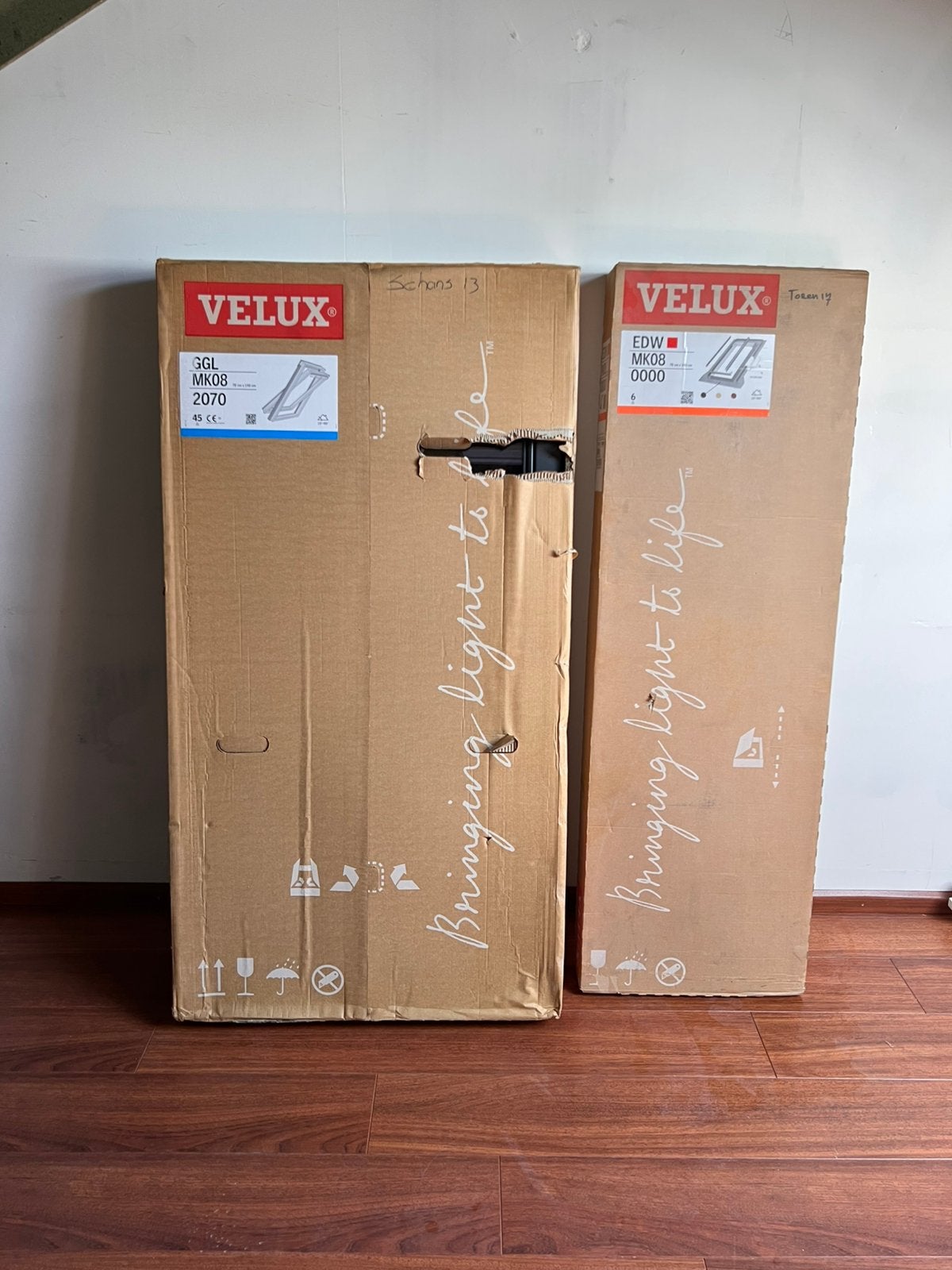 Nieuw in doos: Velux GGL MK08 2070 + EDW MK 0000 78x140 CM, Doe-het-zelf en Verbouw, Glas en Ramen, Ophalen, Minder dan 80 cm