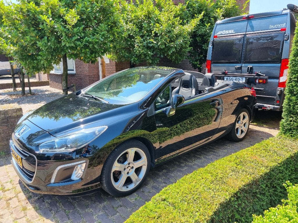 Peugeot 308 1.6 THP CC AUT 2011 Zwart, Auto's, Peugeot, Zwart, Zwart, Particulier, 1598 cc