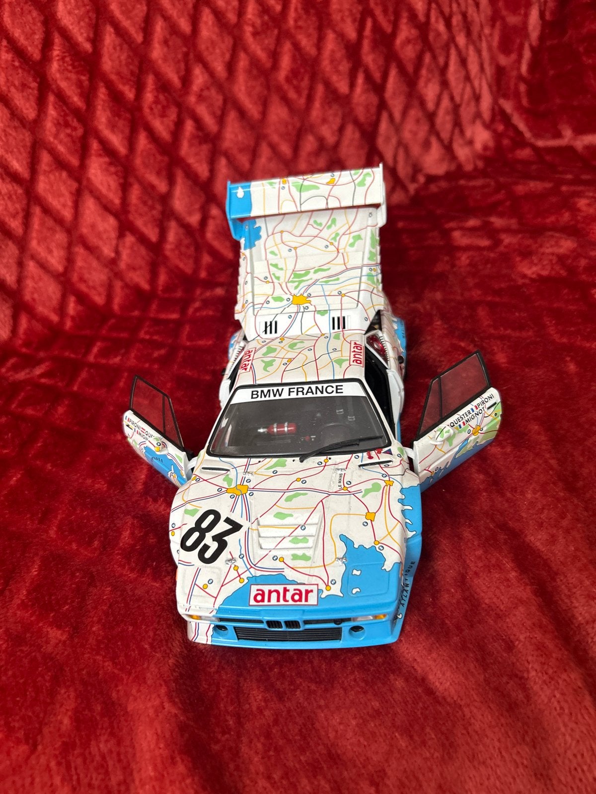 Minichamps BMW M1 Procar '83 Antar - Zeldzaam Model, Ophalen of Verzenden, Zo goed als nieuw, Auto, MiniChamps