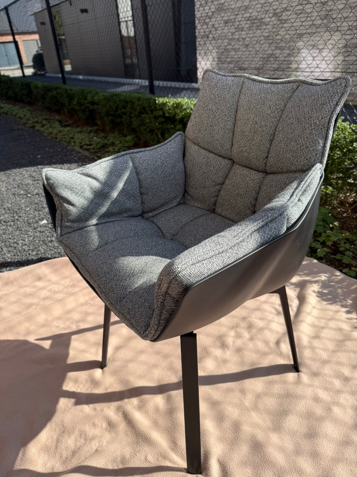 B&B Italia husk armchair, Patricia Urquiola, Ophalen, Zwart, Kunststof, Zo goed als nieuw