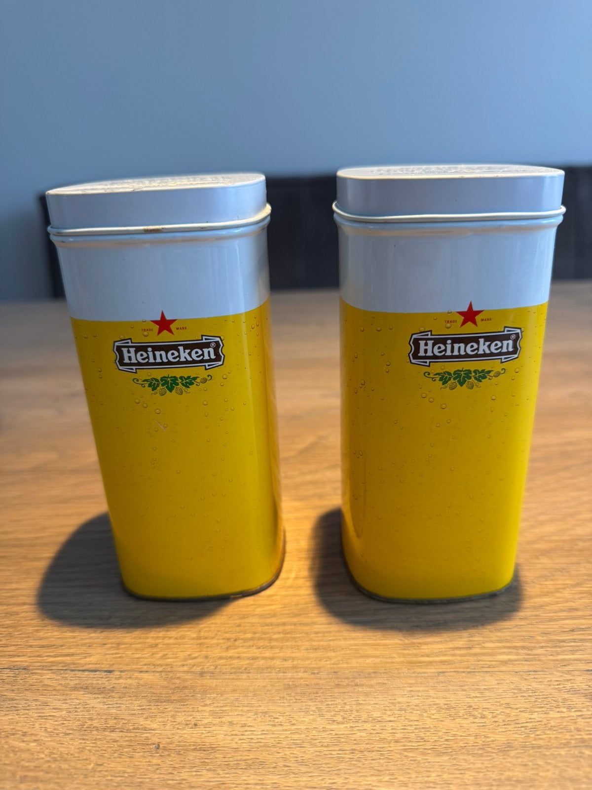 Heineken opbergblikken, Ophalen of Verzenden, Zo goed als nieuw, Overige typen, Heineken