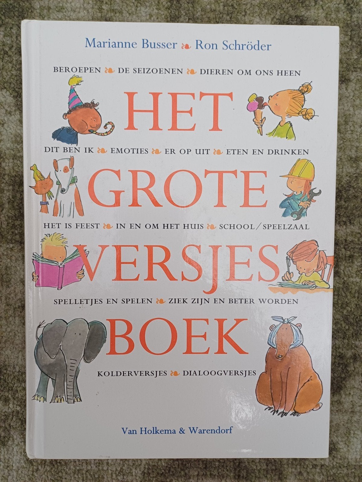 Het Grote Versjesboek - Marianne Busser & Ron Schröder, Ophalen of Verzenden