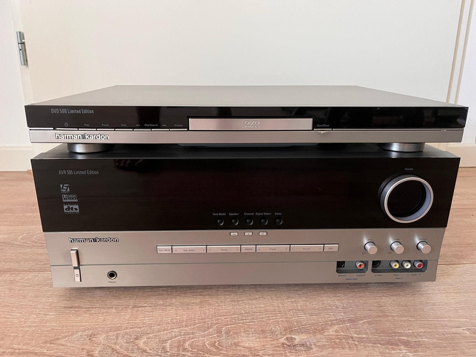 Harman Kardon AVR 505 Receiver & DVD 506 Limited Edition Set, Ophalen, Gebruikt, Dvd-speler, Overige merken
