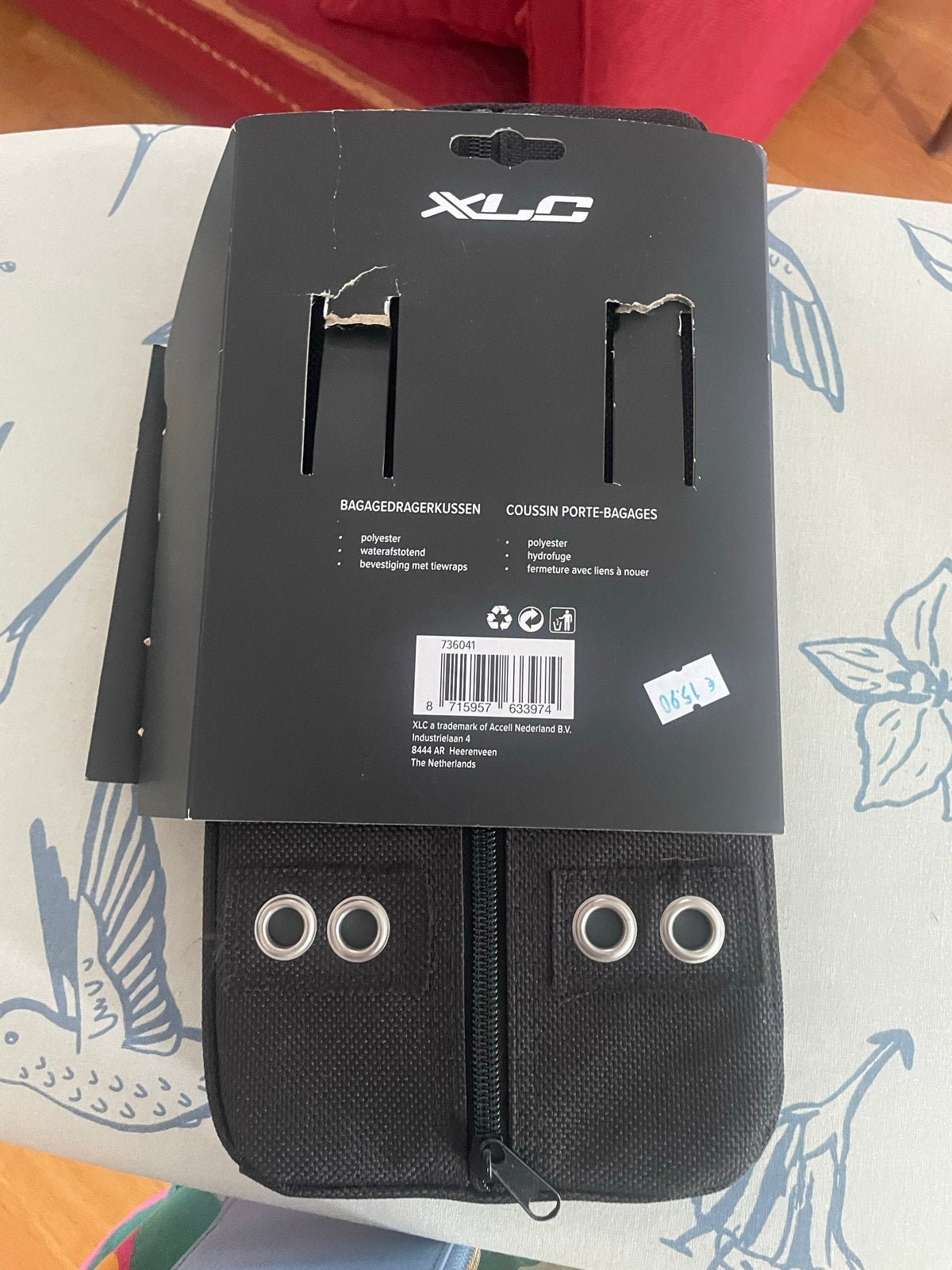 XLC Bagagedragerkussen - Zwart, Nieuw, Ophalen of Verzenden, Nieuw
