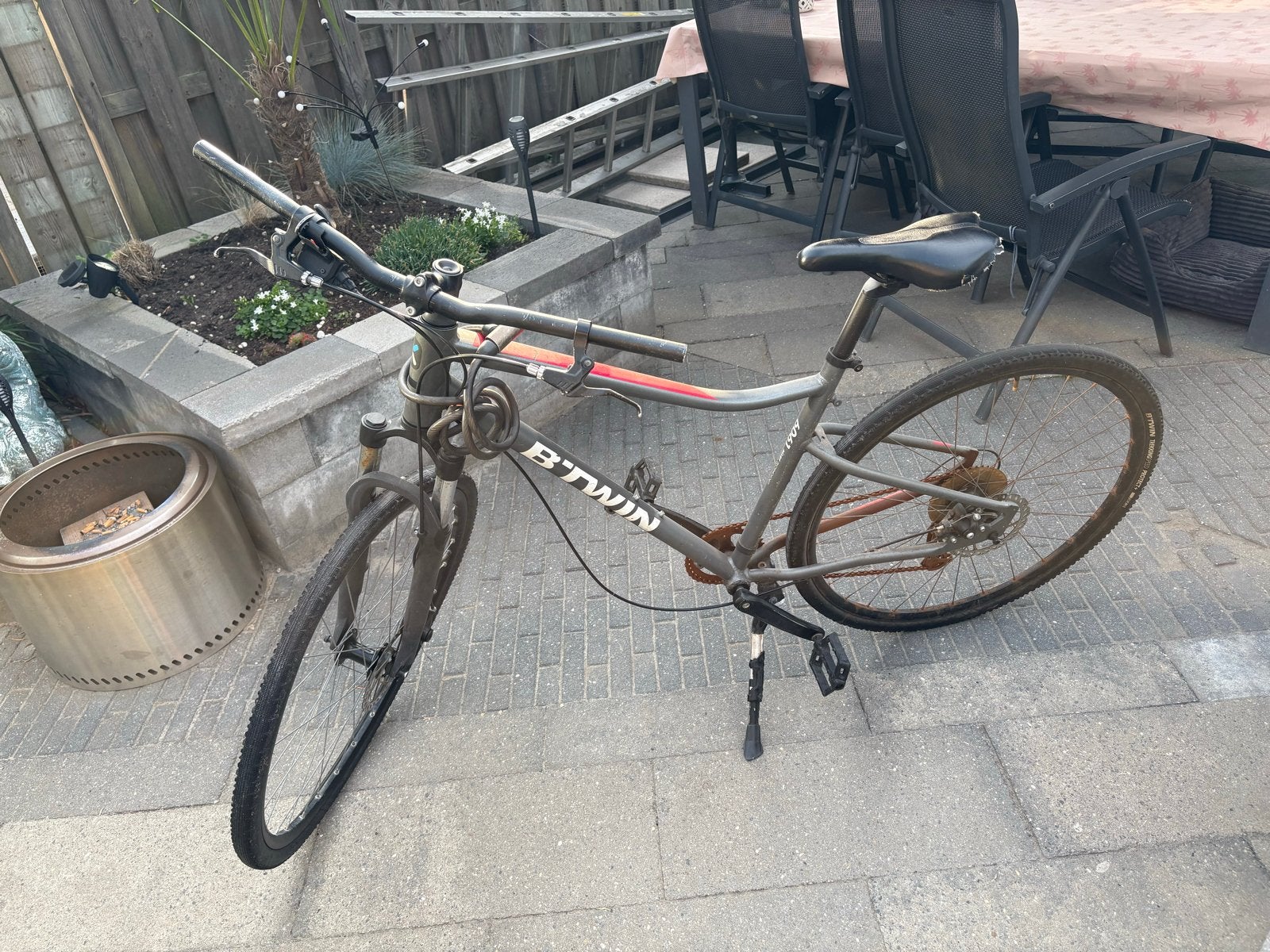 B'TWIN Mountainbike - Opknapper met aandachtspunten, Fietsen en Brommers, Fietsen | Mountainbikes en ATB, Ophalen, Gebruikt, Overige merken