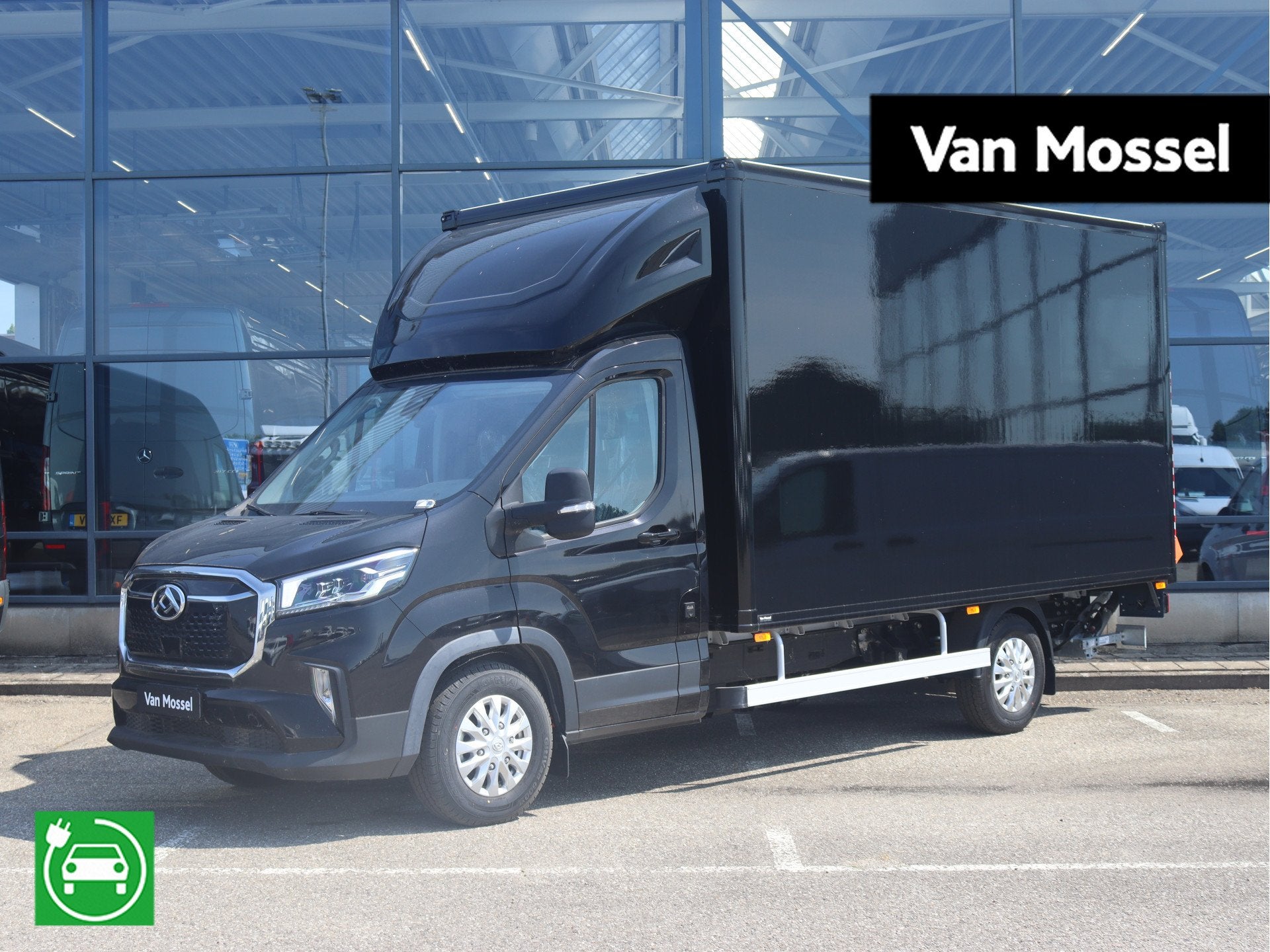 Maxus eDeliver 9 L4 Business DEAL 65 kWh | BAK+KLEP/AIRCO/CA, Stof, Gebruikt, Zwart, Met garantie (alle)