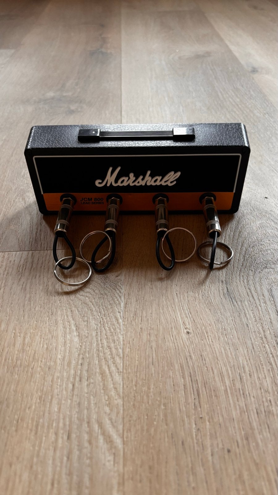 Marshall JCM800 Sleutelhouder met 4 Jack Plug Sleutelhangers, Zwart, Nieuw, Kunststof, Ophalen of Verzenden